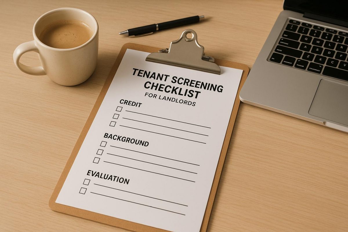 Tenant Screening Checklist for Landlords