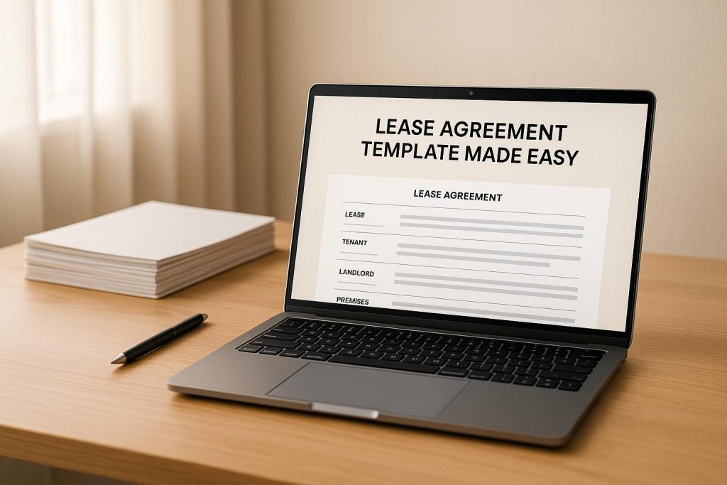 Lease Agreement Template Made Easy